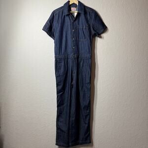 Levi's Women's‎ Denim Blue Jean Short Sleeve Jumpsuit Size XS NEW